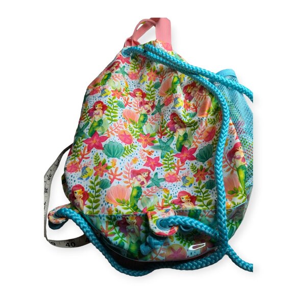 Disney Little Mermaid Circle Drawstring Beach Pool Bag - Picture 4 of 11